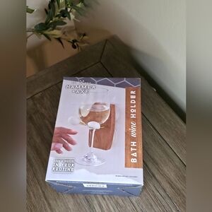 Wine Holder For Bath